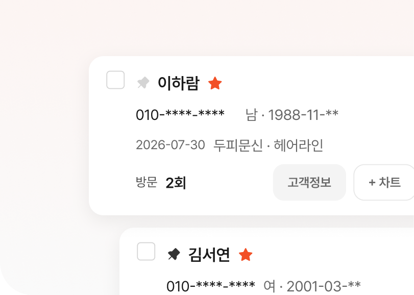 전자차트 · 전자서명 화면 예시